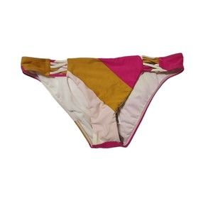 Billabong Women's Soul Stripe Tropic Bikini Bottom, Multi Colorblock Size Medium